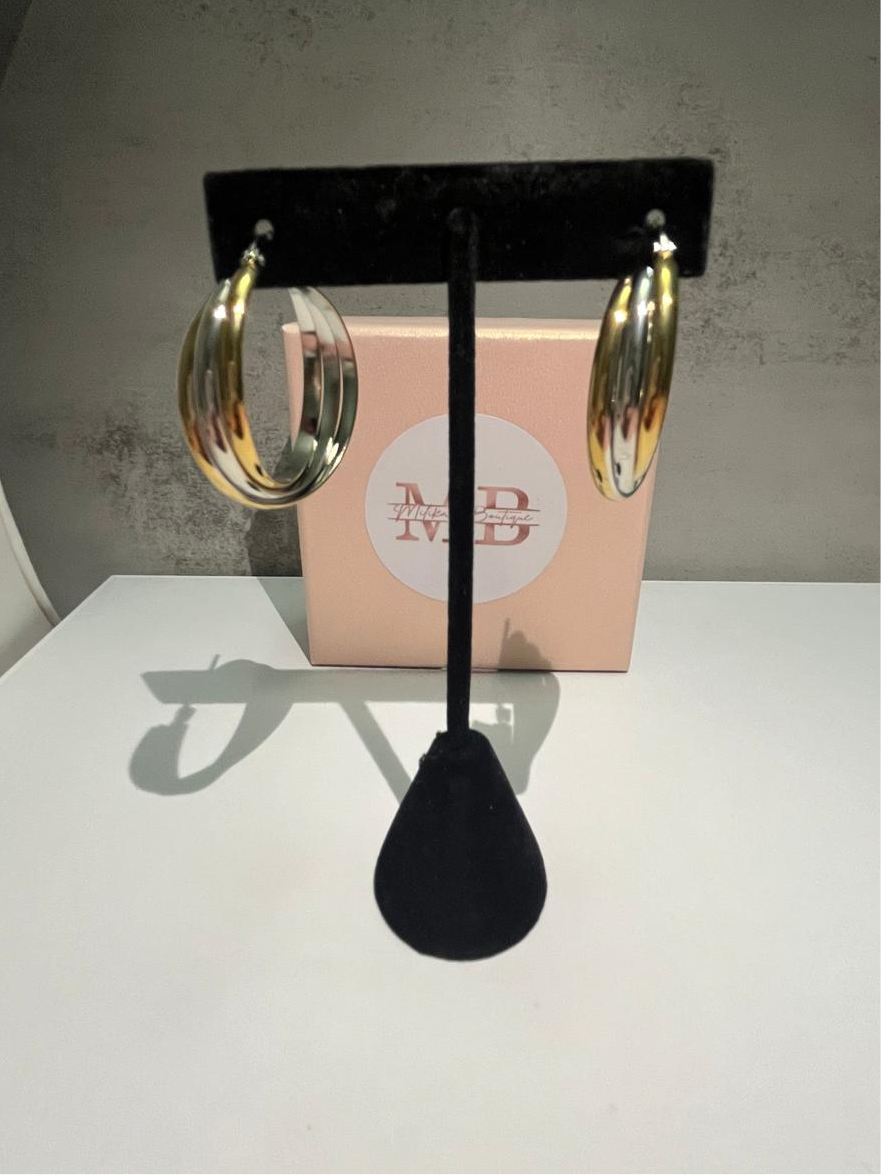 Argolla dorada y plata