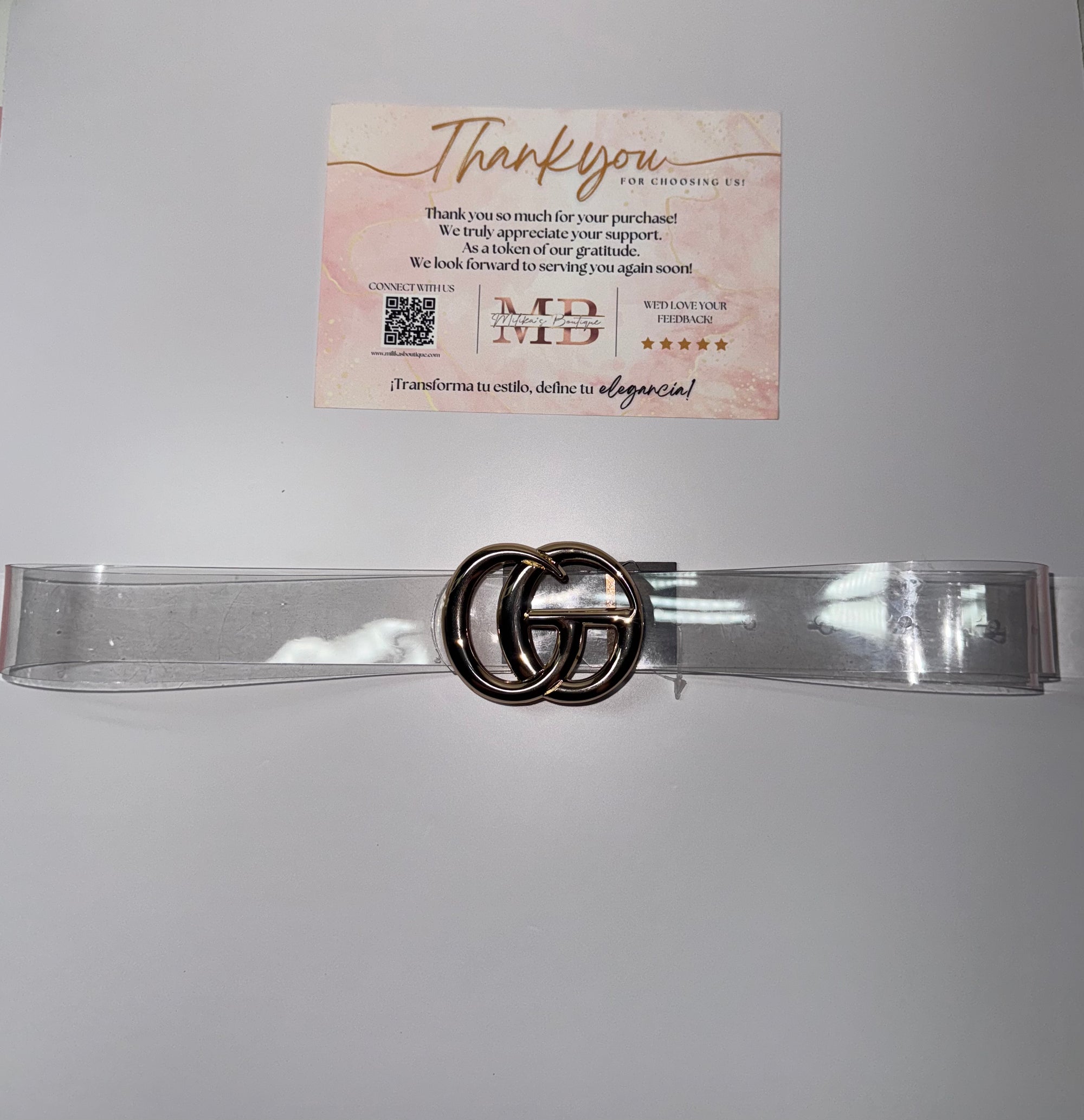 Kiki Clear Belt